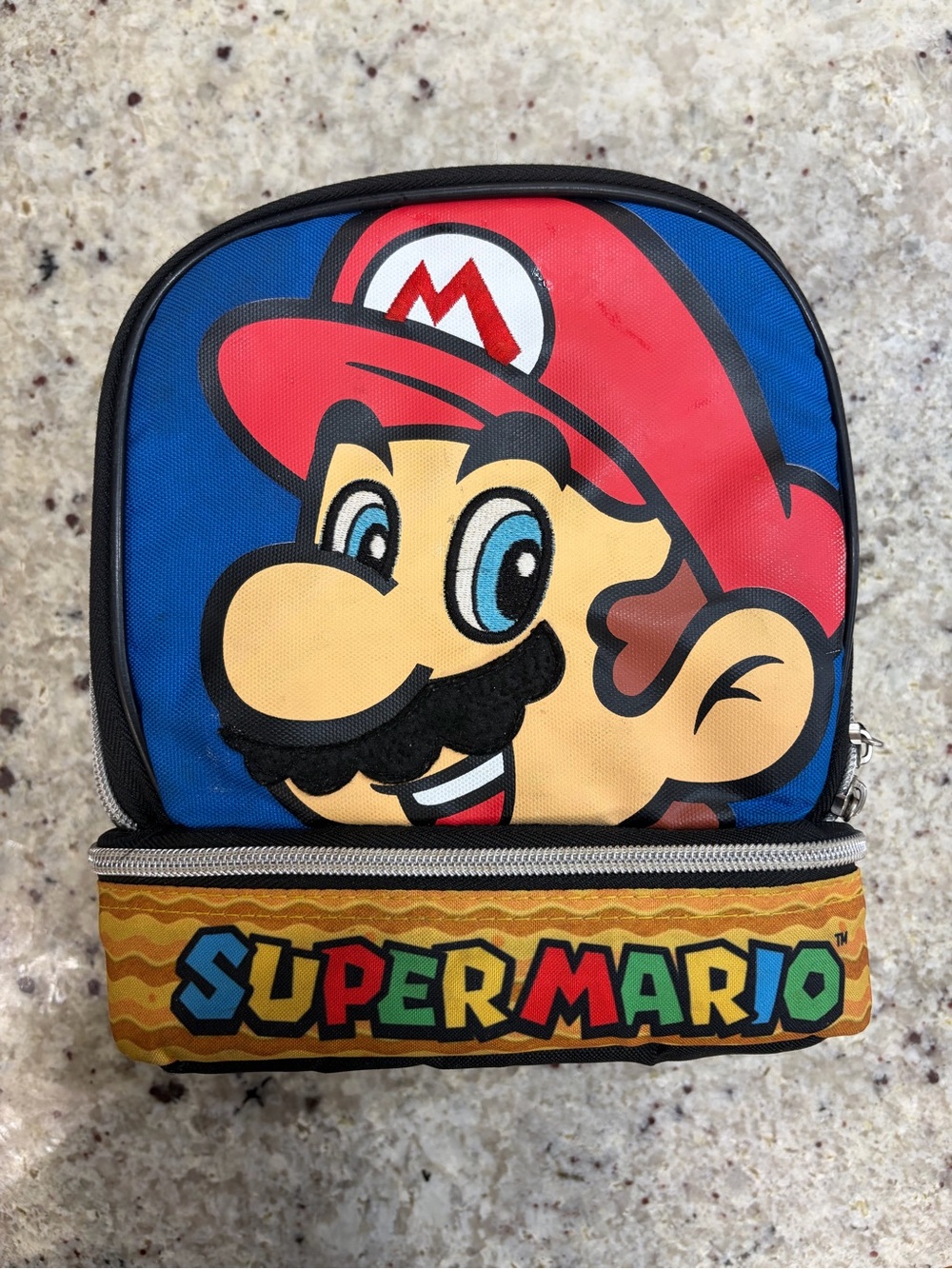 Super Mario Kids Lunch Box - Red, Blue, Yellow